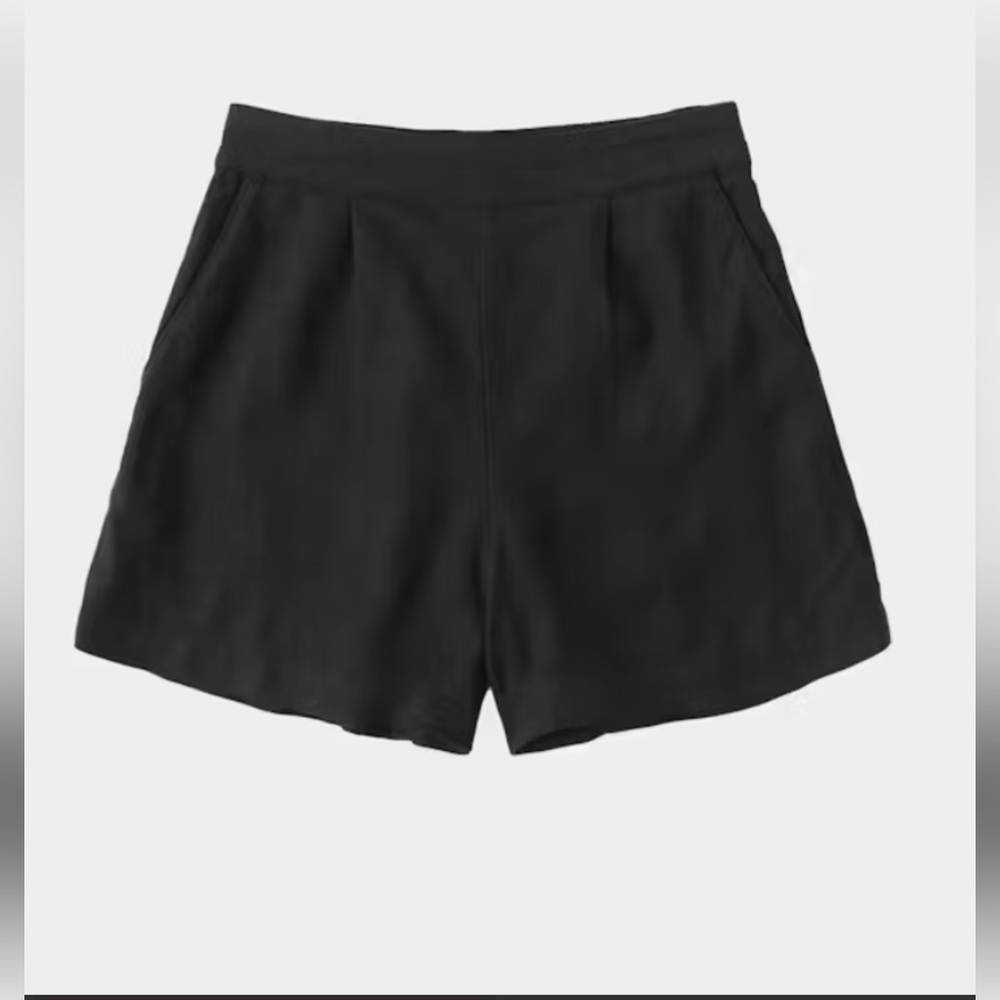 Abercrombie & Fitch Linen- blend Pull On Shorts